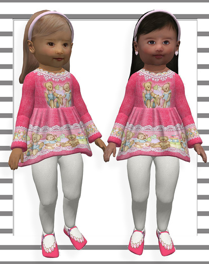 ❤Pat A Kake Bear Love Dress❤