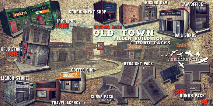 7mad;Ravens Old Town Bonus Pack RARE