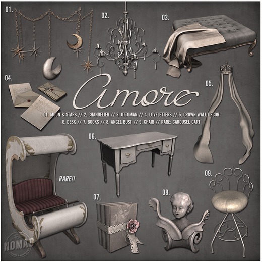NOMAD // Amore Carousel Cart RARE /w/animations