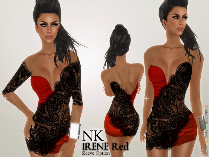 ! ! NK IRENE Red Dress