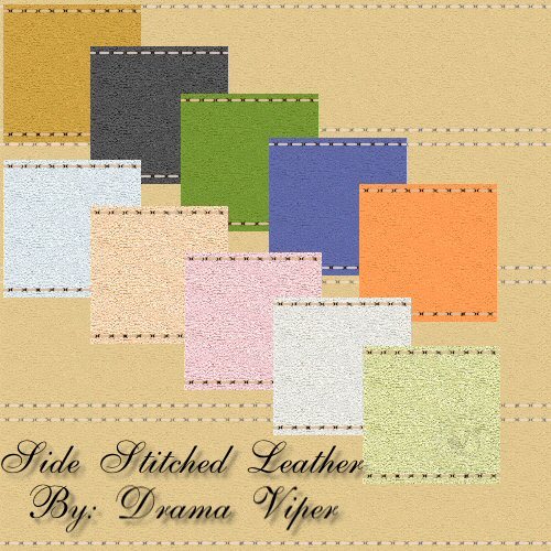 Drama's Designs- Side Stitched Leather