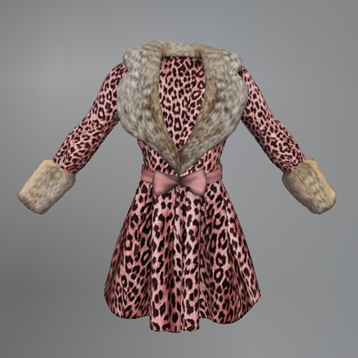 Pink Leopard Mesh Coat box