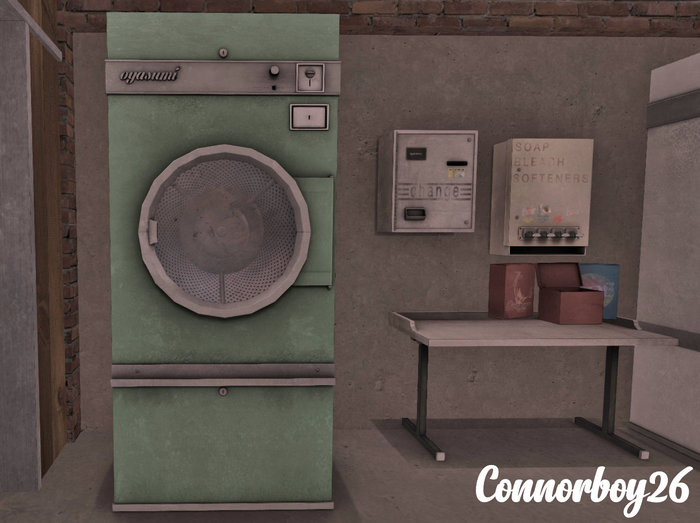 oyasumi / laundry machine / green / RARE