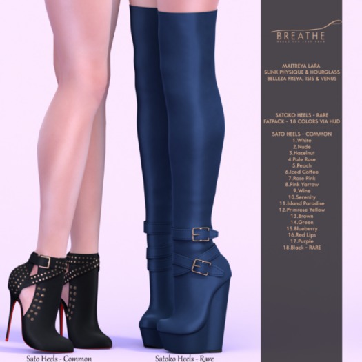 [BREATHE]-Sato Heels-Pink Yarrow