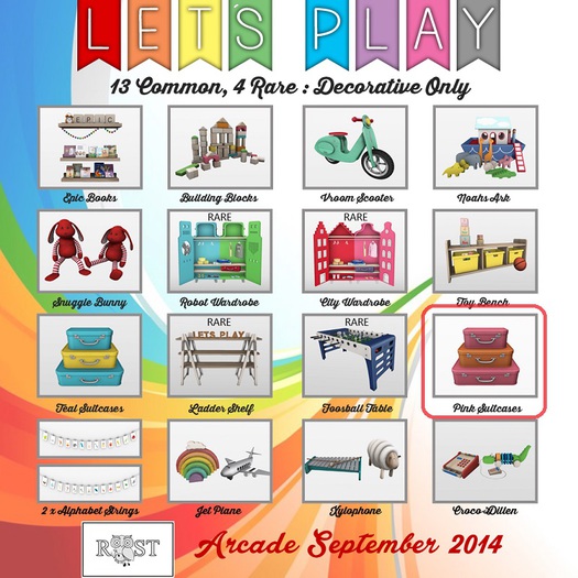 ROOST - Let's Play Pink Suitcases