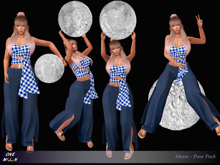 .::One Moon::. Moon Pose Pack - Bento
