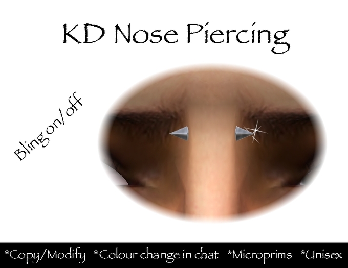 KD Nose Piercing (Copy/Modify)