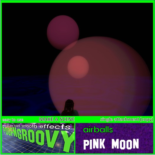 PinkMoon ~Airball~ (Attach) PoofNGroovy