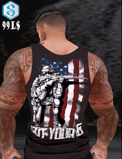 [Signature] Got Your Six Tank Top Back