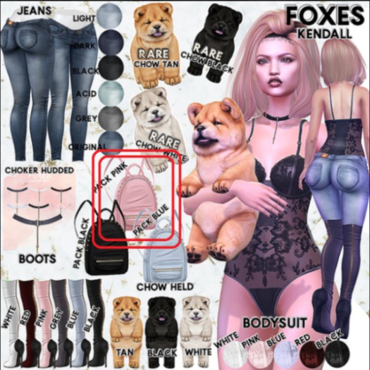 Foxes - Kendall - Backpack - Pink