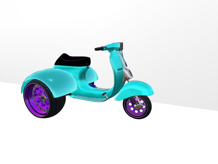 Lambretta GP  Trike blue