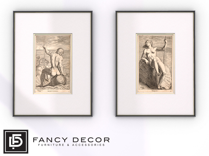 Fancy Decor: Neptune Engraving (ca. 1587)