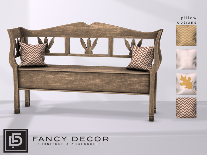 Fancy Decor: Hasting Bench (stained)