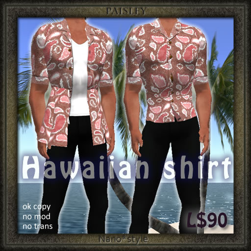 Hawaiian shirt [Paisley]