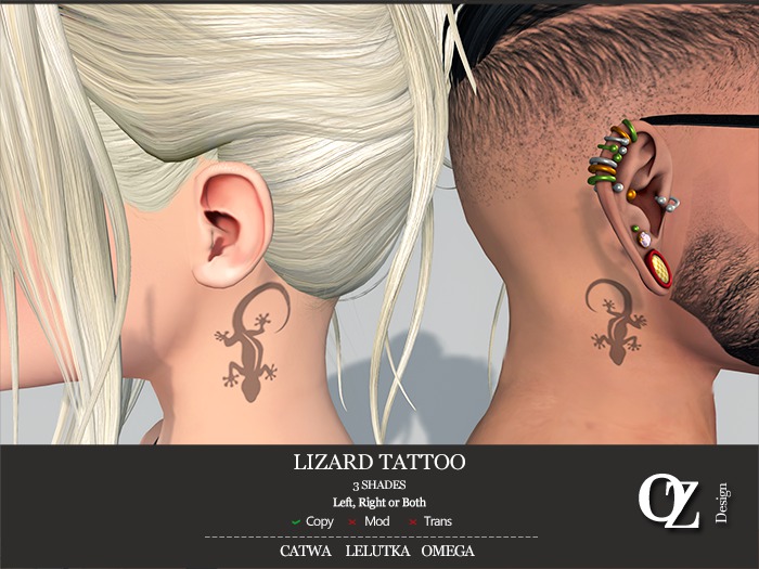Oz Design : Tattoo Lizard