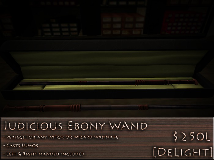 [DeLight] Judicious Ebony Wand Case