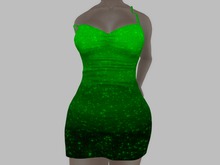 Lil Minx~ Kayla Glitter Ombre Green