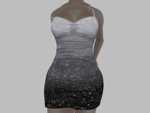 Lil Minx~ Kayla Glitter Ombre Black