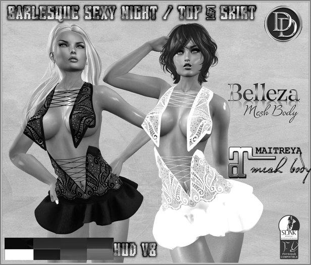 ☾ⅅⅅ☽  BARLESQUE Sexy Night / Belleza / Maitreya / Slink / DEMO