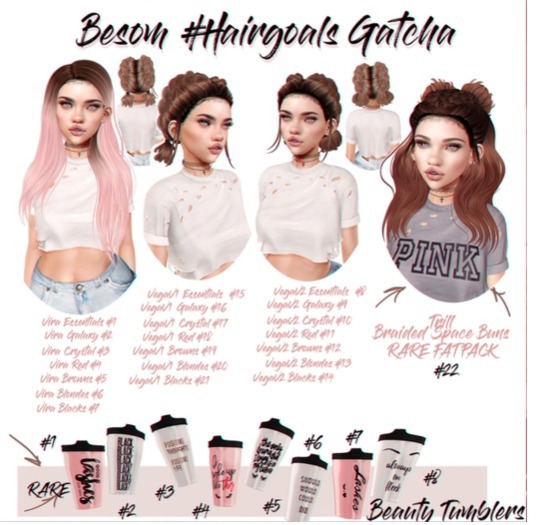 *Besom Hair~ Trill #22 ALL RARE