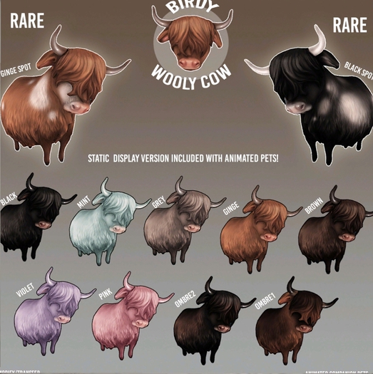 Birdy. Wooly Cow - Ombre 2 [box]