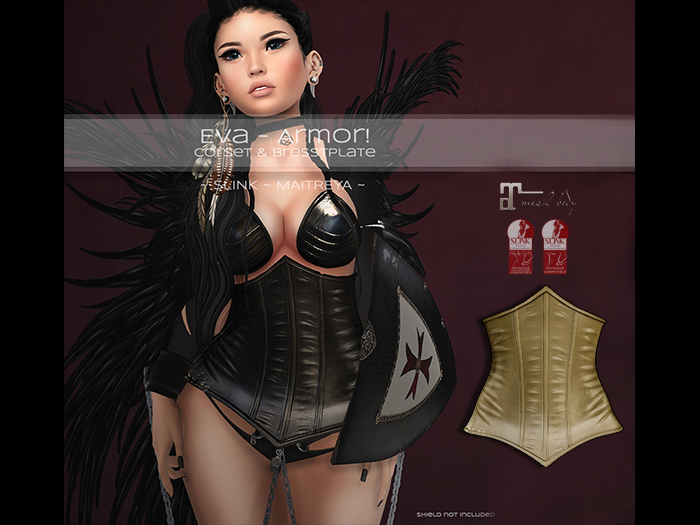 .:cheeky:. Eva - Armor! Gold MAITREYA & SLINK