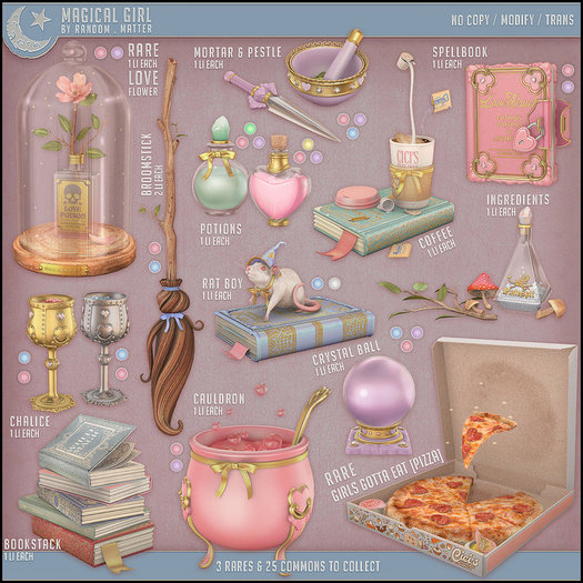 .random.Matter. - Magical Girl - Love Flower [Lilac] - RARE