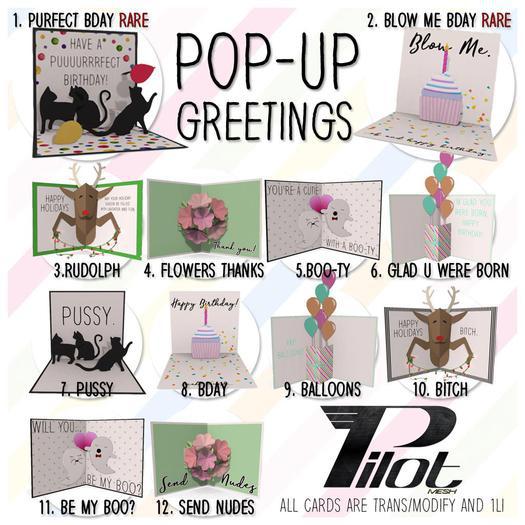 5.PILOT - Pop-Up Greetings - Boo-ty
