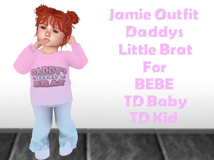 Jamie Outfit Daddy's Lil Brat (Boxed)