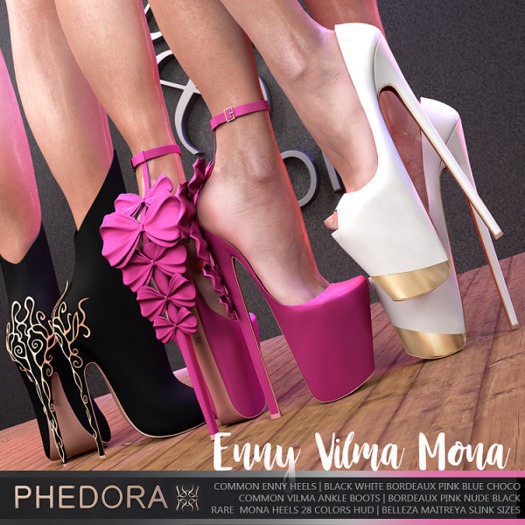 Phedora ~ Enny heels Maitreya ~ blue