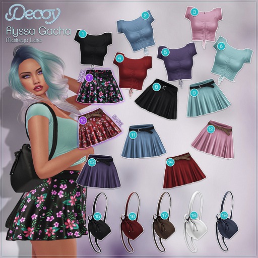 Decoy - Alyssa Gacha: #13 Skirt Purple