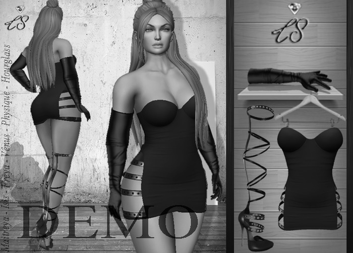 :::LS DIAMOND OUTIFIT ANASTACY BLACK DEMO