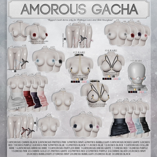 Caboodle - Amorous Roses - Navy - Maitreya