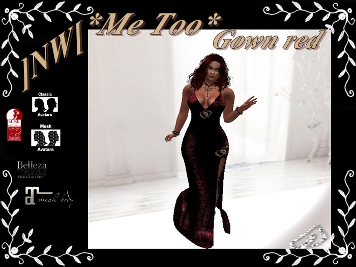 ]NW[ *Me Too* gown red