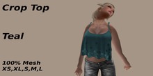 Crop Top Teal
