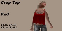 Crop Top Red