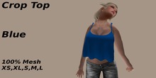 Crop Top Blue