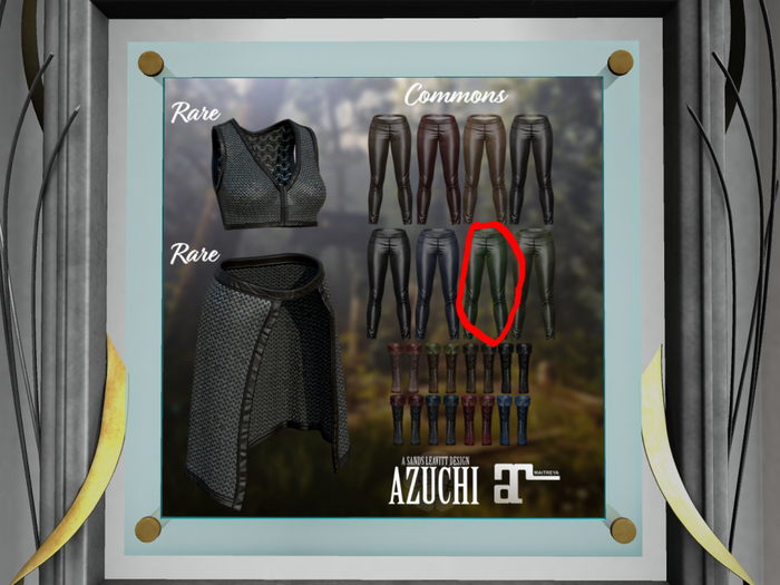 [Azuchi] Zireael Pants B Green 1