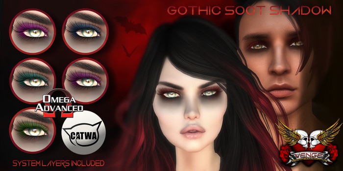 VENGE - Catwa & Omega - Gothic Soot Shadow