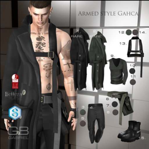 5.::GB::Boots in pants / Red Brown