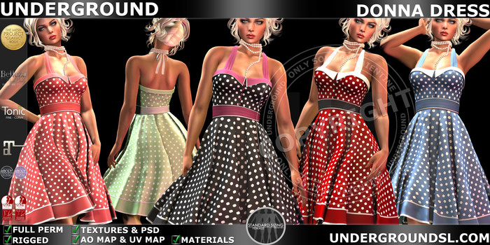 [UG MESH] DONNA DRESS - FULL PERM