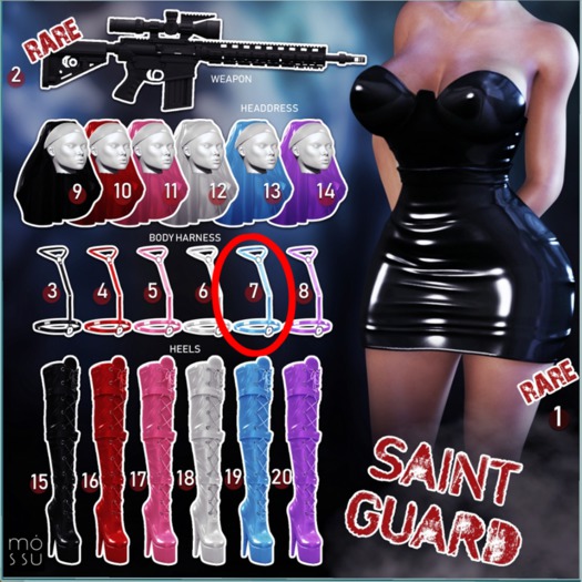 Mossu - Saint Guard(7).Harness - Maitreya - Blue