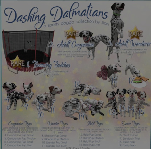 JIAN Dashing Dalmatians 17. Sandwich Thief BOX