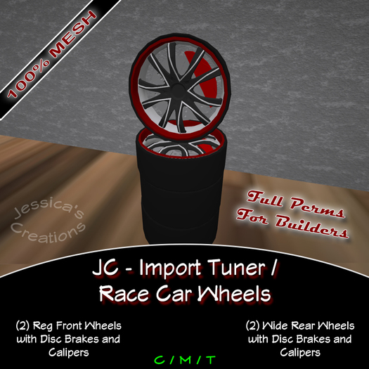JC - Tuner Wheels Full Perm MESH (boxed)