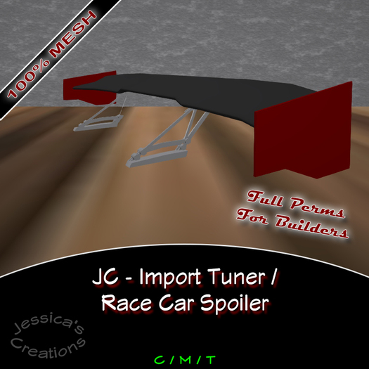 JC - Tuner Spoiler  Full Perm MESH (boxed)