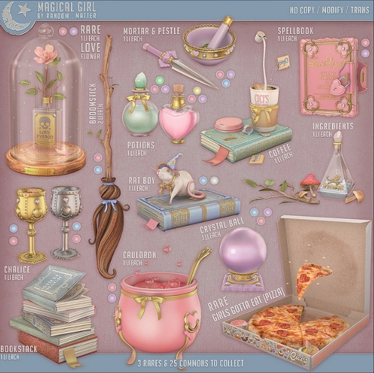 .random.Matter. - Magical Girl Complete Set