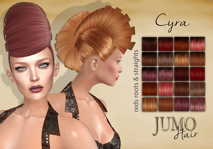 .:JUMO:. Cyra Hair Reds - ADD ME*