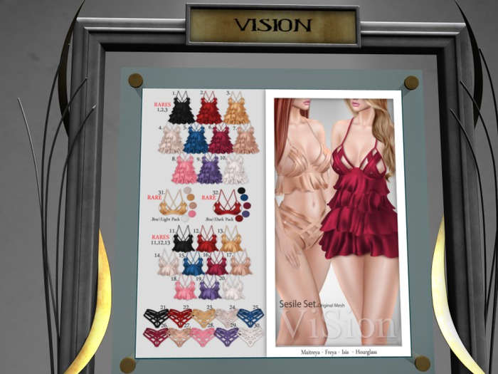30#{ViSion} //Panties Sesile - Maitreya // White