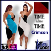 {BN} Time After Time Dress -  Crimson