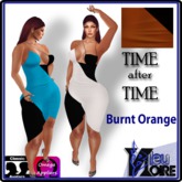 {BN} Time After Time Dress - Burnt Orange